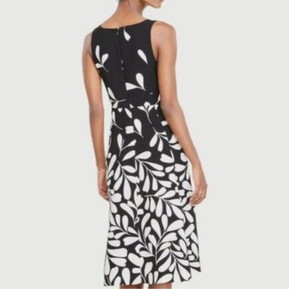 Ann Taylor | Leaf Patterned Dress, Size 00, NWT - Picture 12 of 12